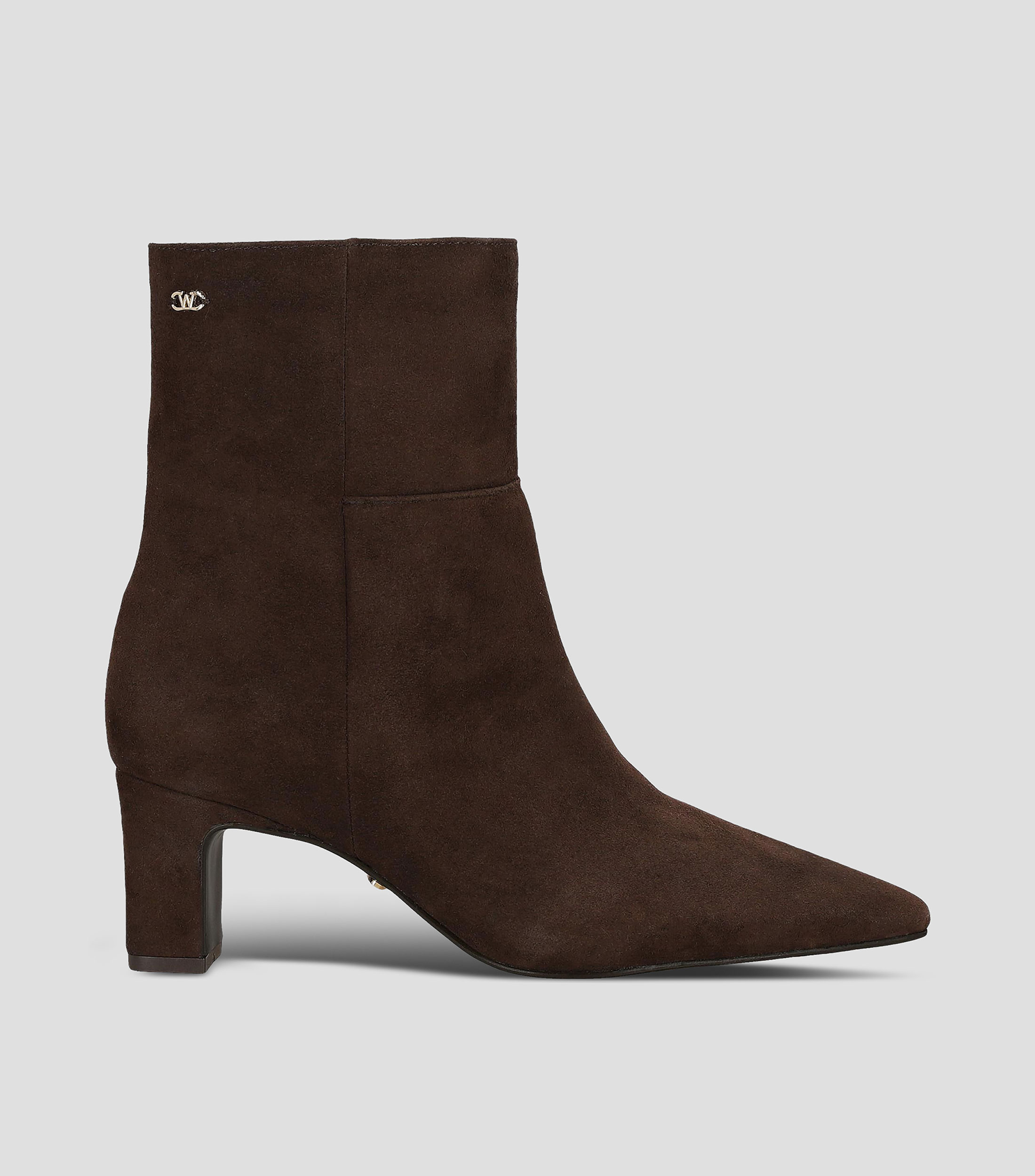 Botines con tacón ancho de 6 cm Mujer